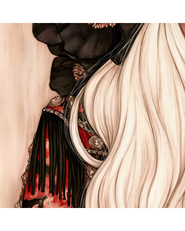 Gothic Cowgirl 03 – platinblondes Gothic-Cowgirl | Mamidu