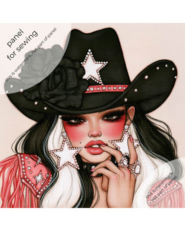 Gothic Cowgirl 04 – Cowgirl mit Sternhut | Mamidu