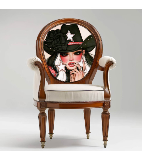 Gothic Cowgirl 04 – Cowgirl mit Sternhut | Mamidu