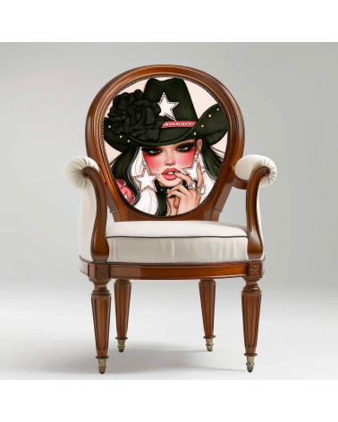 Gothic Cowgirl 04 – Cowgirl mit Sternhut | Mamidu