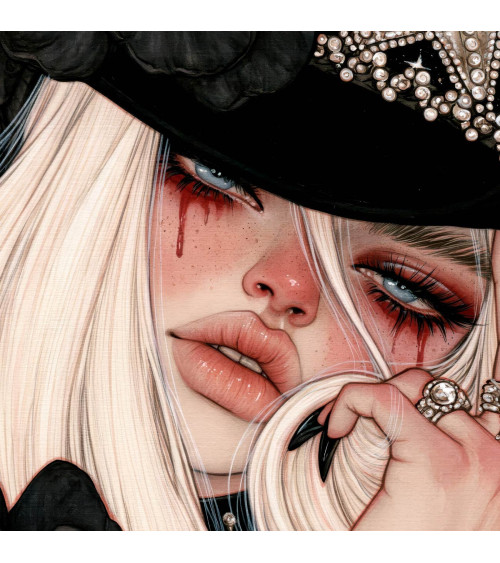 Gothic Cowgirl 05 – cowgirl with a crystal star | Mamidu