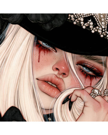 Gothic Cowgirl 05 – cowgirl with a crystal star | Mamidu