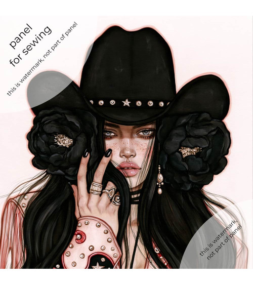 Gothic Cowgirl 06 – cowgirl with black roses | Mamidu