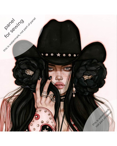 Gothic Cowgirl 06 – cowgirl with black roses | Mamidu