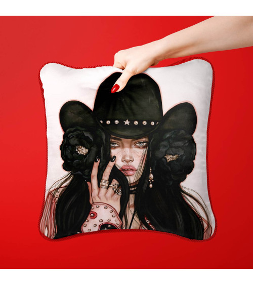 Gothic Cowgirl 06 – cowgirl with black roses | Mamidu