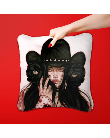Gothic Cowgirl 06 – cowgirl with black roses | Mamidu