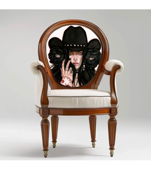 Gothic Cowgirl 06 – cowgirl with black roses | Mamidu