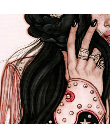 Gothic Cowgirl 06 – cowgirl with black roses | Mamidu