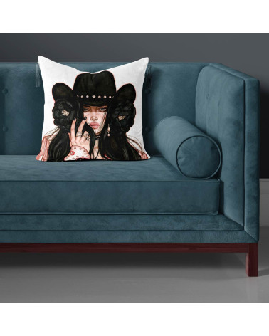 Gothic Cowgirl 06 – cowgirl with black roses | Mamidu