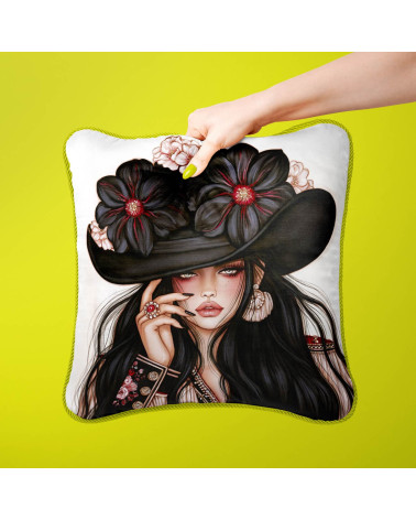 Gothic Cowgirl 07 – cowgirl in a wide black hat | Mamidu