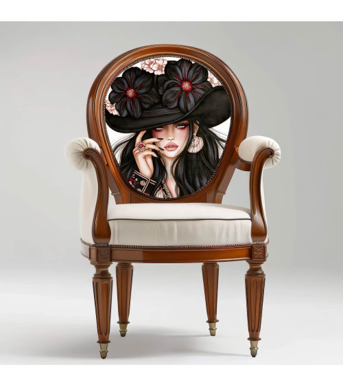 Gothic Cowgirl 07 – cowgirl in a wide black hat | Mamidu