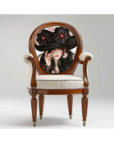 Gothic Cowgirl 07 – cowgirl in a wide black hat | Mamidu