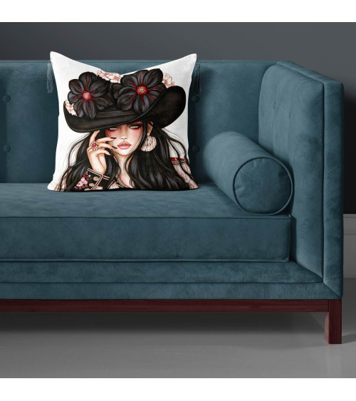 Gothic Cowgirl 07 – cowgirl in a wide black hat | Mamidu