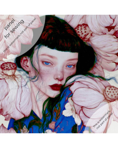 Indigo Muse 01 – dziewczyna w różowych piwoniach | Mamidu