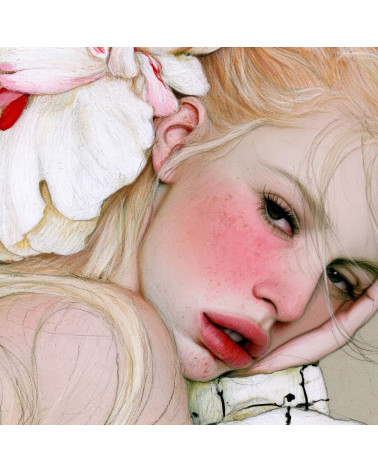 Porcelain Doll 01 – porcelain doll with peony | Mamidu