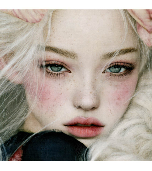 Porcelain Doll 02 – Mädchen mit Orchideen | Mamidu