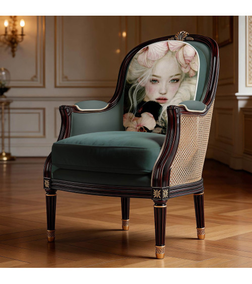 Porcelain Doll 02 – Mädchen mit Orchideen | Mamidu