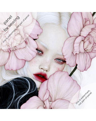 Porcelain Doll 04 – porcelain girl in blush flowers | Mamidu
