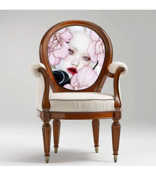 Porcelain Doll 04 – porcelain girl in blush flowers | Mamidu