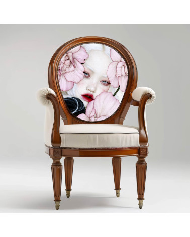 Porcelain Doll 04 – porcelain girl in blush flowers | Mamidu