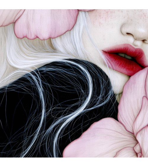 Porcelain Doll 04 – porcelain girl in blush flowers | Mamidu