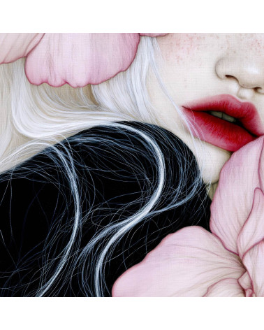 Porcelain Doll 04 – porcelain girl in blush flowers | Mamidu