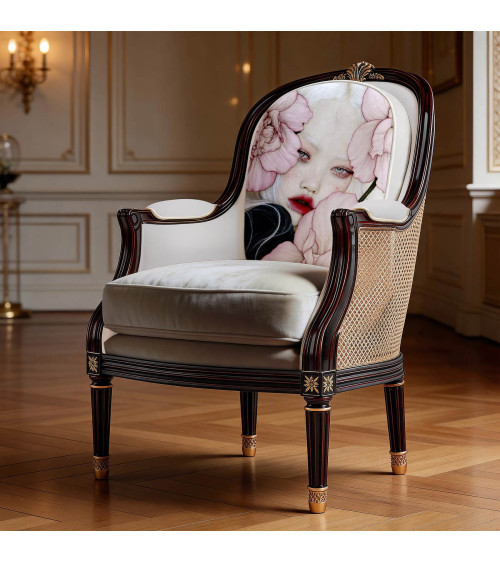 Porcelain Doll 04 – porcelain girl in blush flowers | Mamidu