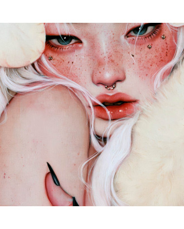 Porcelain Doll 05 – porcelain girl in white fur | Mamidu