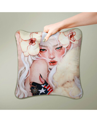 Porcelain Doll 05 – porcelain girl in white fur | Mamidu
