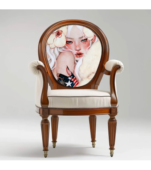 Porcelain Doll 05 – porcelain girl in white fur | Mamidu