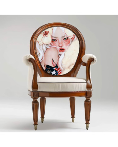 Porcelain Doll 05 – porcelain girl in white fur | Mamidu