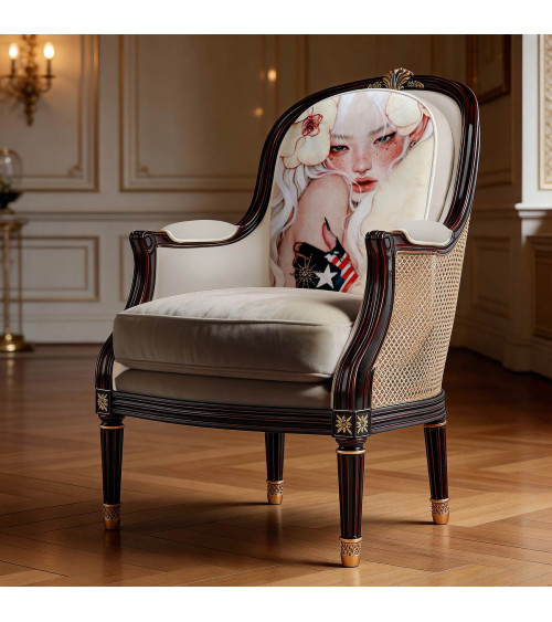 Porcelain Doll 05 – porcelain girl in white fur | Mamidu