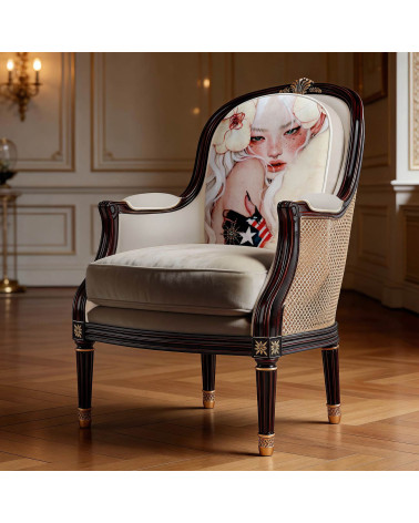 Porcelain Doll 05 – porcelain girl in white fur | Mamidu
