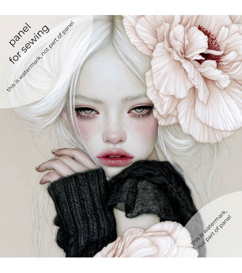 Porcelain Doll 07 – Mädchen mit Pfingstrose im Pulli