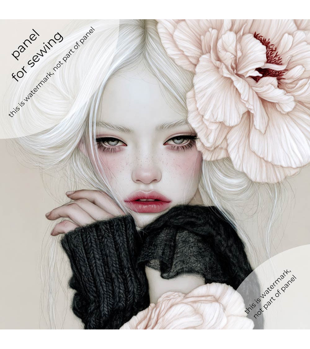 Porcelain Doll 07 – porcelain girl with a peony | Mamidu