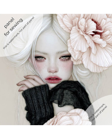 Porcelain Doll 07 – porcelain girl with a peony | Mamidu