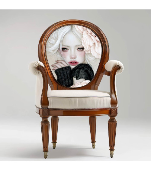Porcelain Doll 07 – porcelain girl with a peony | Mamidu