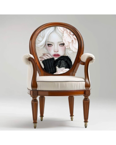 Porcelain Doll 07 – porcelain girl with a peony | Mamidu