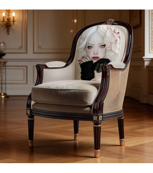 Porcelain Doll 07 – porcelain girl with a peony | Mamidu