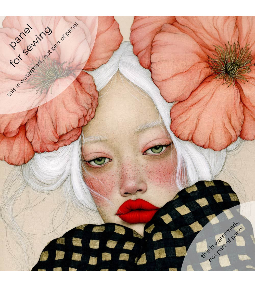 Porcelain Doll 08 – Mädchen mit Korallenmohn | Mamidu