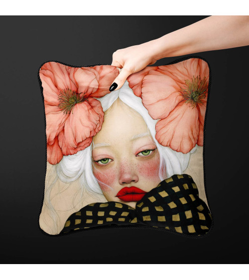 Porcelain Doll 08 – Mädchen mit Korallenmohn | Mamidu