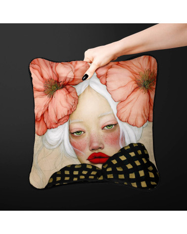 Porcelain Doll 08 – Mädchen mit Korallenmohn | Mamidu