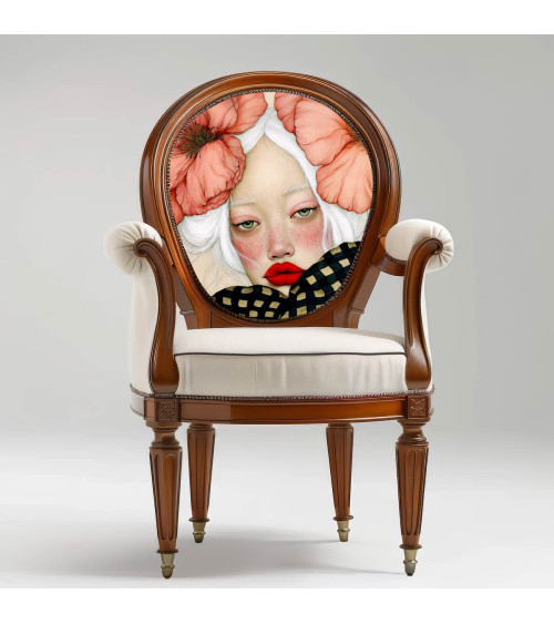 Porcelain Doll 08 – Mädchen mit Korallenmohn | Mamidu