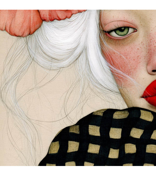 Porcelain Doll 08 – Mädchen mit Korallenmohn | Mamidu