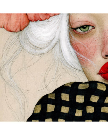 Porcelain Doll 08 – Mädchen mit Korallenmohn | Mamidu