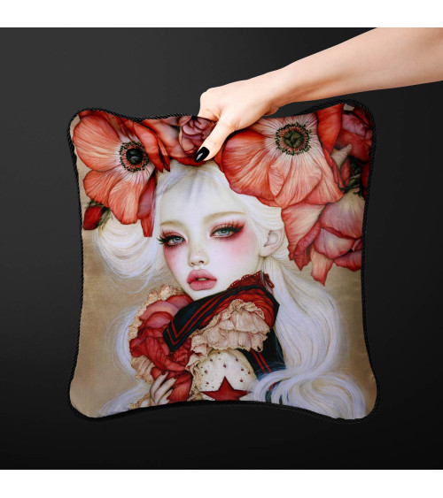 Porcelain Doll 10 – porcelain girl with poppy crown | Mamidu