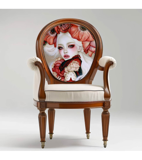 Porcelain Doll 10 – porcelain girl with poppy crown | Mamidu