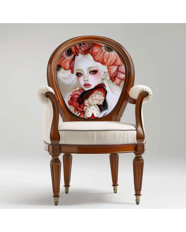 Porcelain Doll 10 – porcelain girl with poppy crown | Mamidu