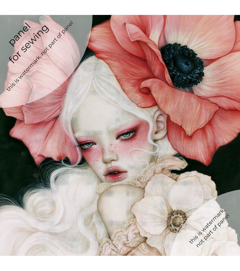 Porcelain Doll 12 – dziewczyna z makiem na czerni | Mamidu