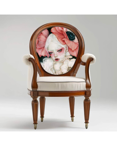 Porcelain Doll 12 – dziewczyna z makiem na czerni | Mamidu